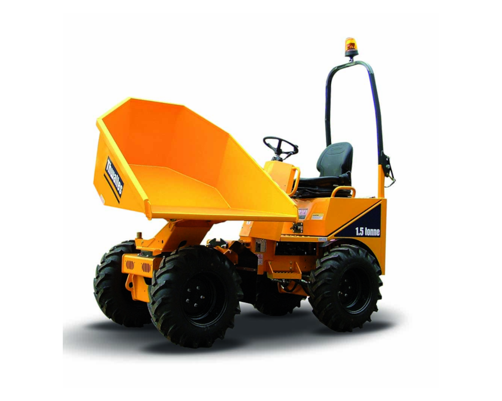 Mini-Dumper tri-basculante 1500kg